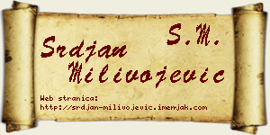 Srđan Milivojević vizit kartica